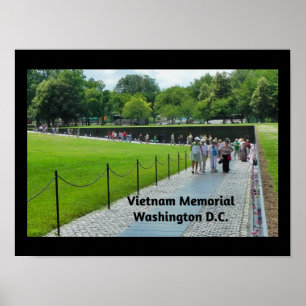 Poster Mémorial des anciens combattants du Vietnam