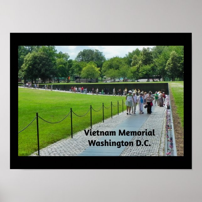 Poster Mémorial des anciens combattants du Vietnam (Devant)