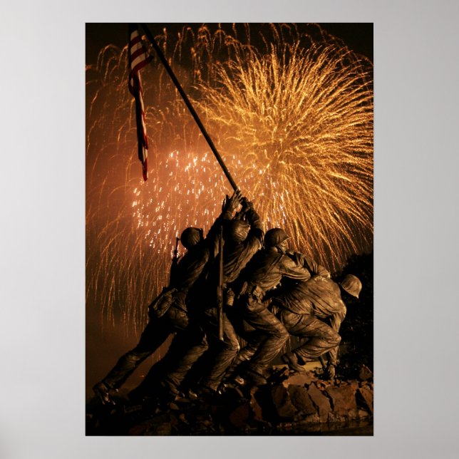 Poster Mémorial du Marine Corps américain (Devant)