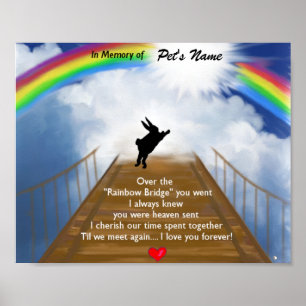 Poster Mémorial du Pont Arc en Ciel pour les lapins