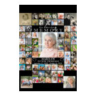 Mémorial EN SOUVENIR 66 Photos en collage Noir