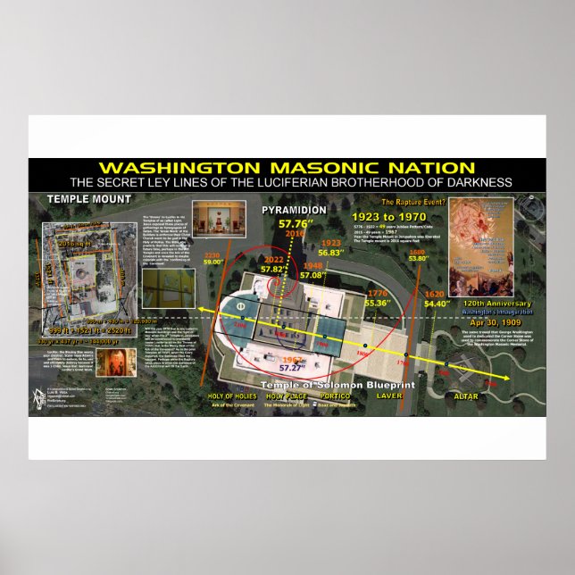 Poster Mémorial masonique de Washington - 6 (Devant)