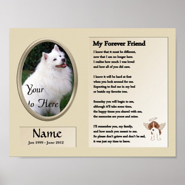 Poster Mémorial Mon Ami Du Chien - Animal - Beige (Devant)