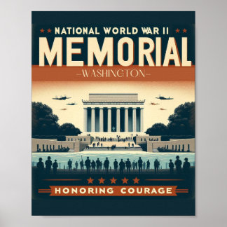 Poster Mémorial national de la Seconde Guerre mondiale : 