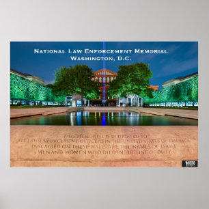 Poster Mémorial national pour l'application de la loi - L