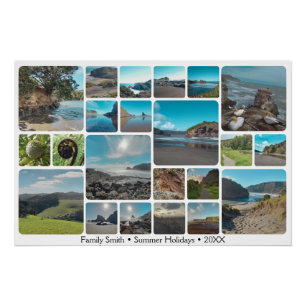 Poster Memory Great Trip, un Collage de photos Instagram