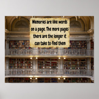 Poster Memory Recall.