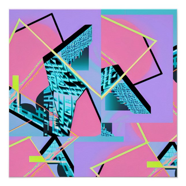 Poster Memphis Pong Exchange (Devant)