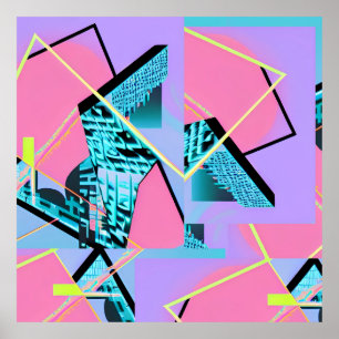 Poster Memphis Pong Exchange