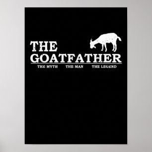 Poster Men Goat Far Pet Lover Fars Day