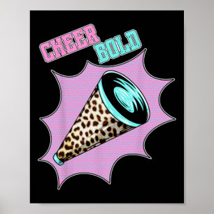 Poster Menace de pom-pom girl drôle et audacieuse
