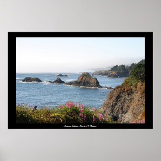 Poster Mendocino California #1