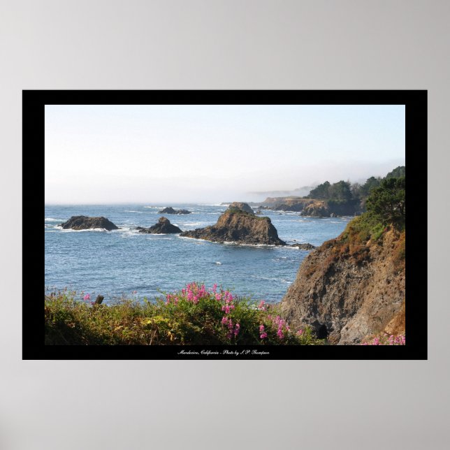 Poster Mendocino California #1 (Devant)