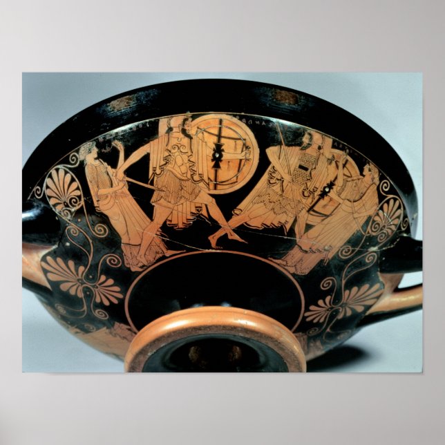 Poster Menelaos, accompagné d'Aphrodite (Devant)