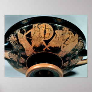 Poster Menelaos, accompagné de l'Aphrodite