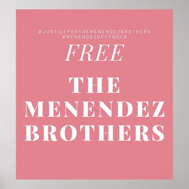 Poster Menendez Brothers (Devant)