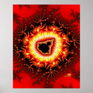 Poster Menorah de Mandelbrot