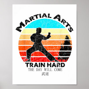 Poster Mens Dit Pour L'Entraînement Arts Martiaux Anciens