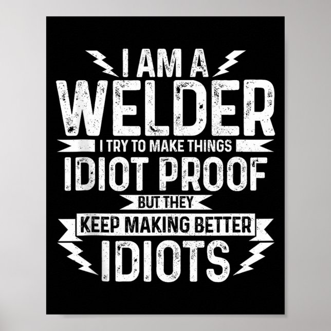 Poster Mens Funny Welder &amp; Apparel Tank Top  (Devant)