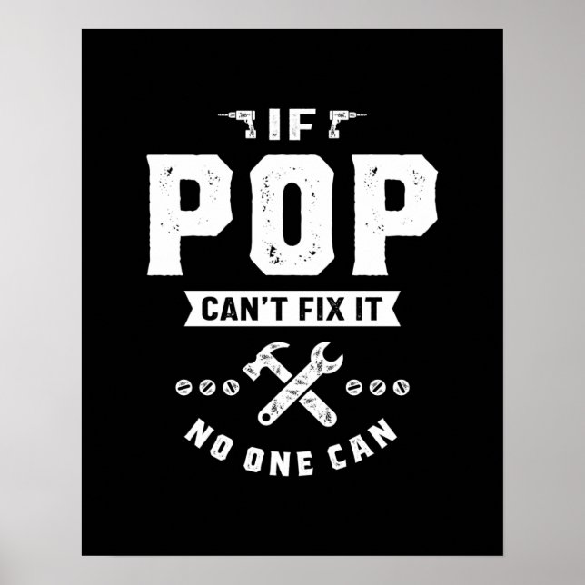 Poster Mens If Pop Cant Fix It Personne ne peut offrir D  (Devant)