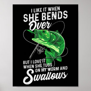Poster Mens Je l'aime quand elle se penche sur les cadeau