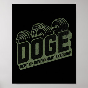 Poster Mens Ministère Du Gouvernement Exercice Doge Premi