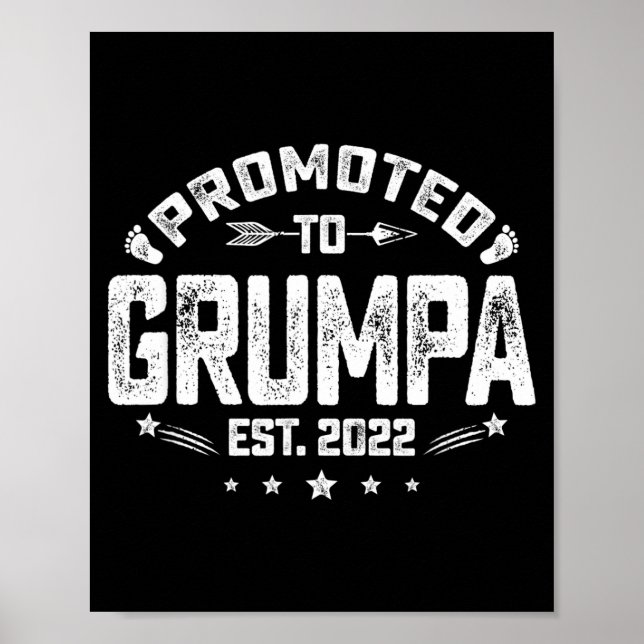Poster Mens Promoted To Mpa Est 2022 Funny New Mpa  (Devant)