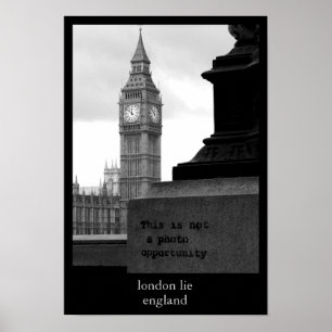 Poster mensonge de Londres