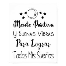 Mente positiva y buenas vibras