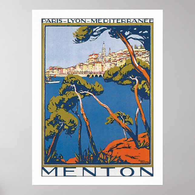 Poster Menton (Devant)
