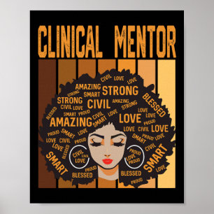 Poster Mentor Clinique Puissant Mois de l'Histoire des No