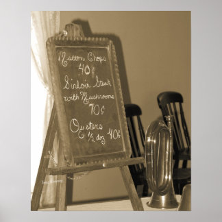 Poster Menu
