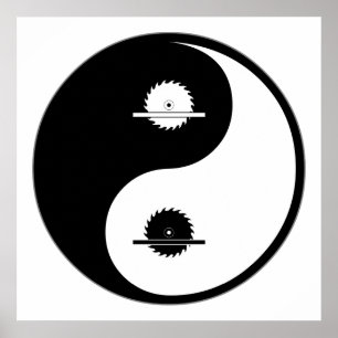 Poster Menuiserie de Yin Yang
