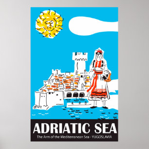 Poster Mer Adriatique