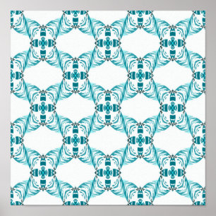 Poster Mer Bee Honeycombs....