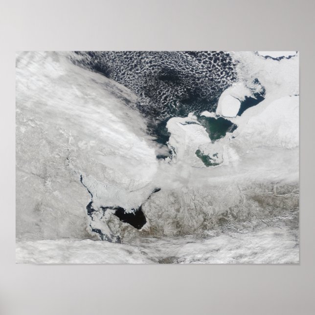 Poster Mer blanche, Russie (Devant)