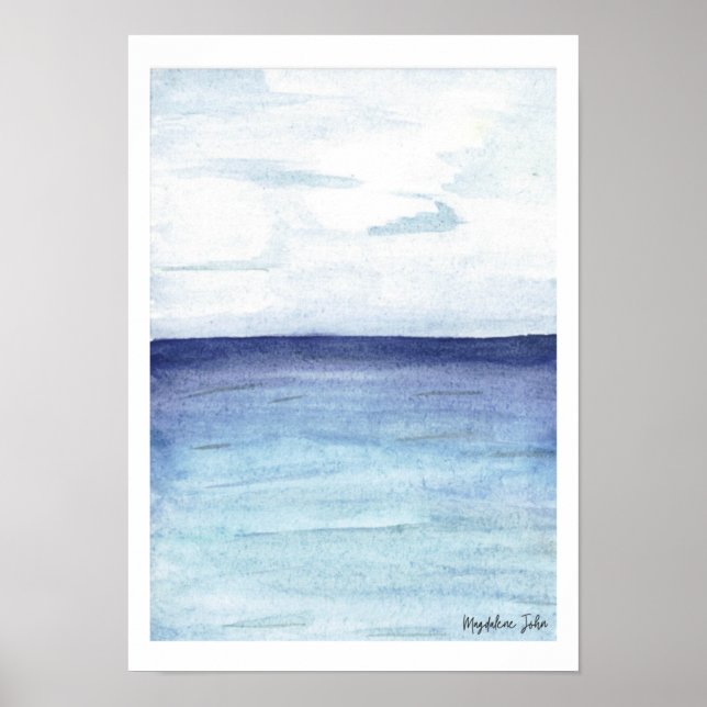 Poster Mer calme (Devant)