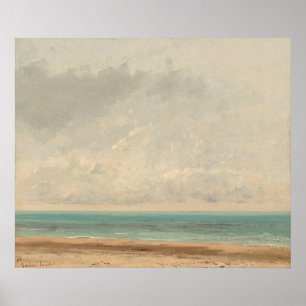 Poster Mer Calme - Gustave Courbet Art