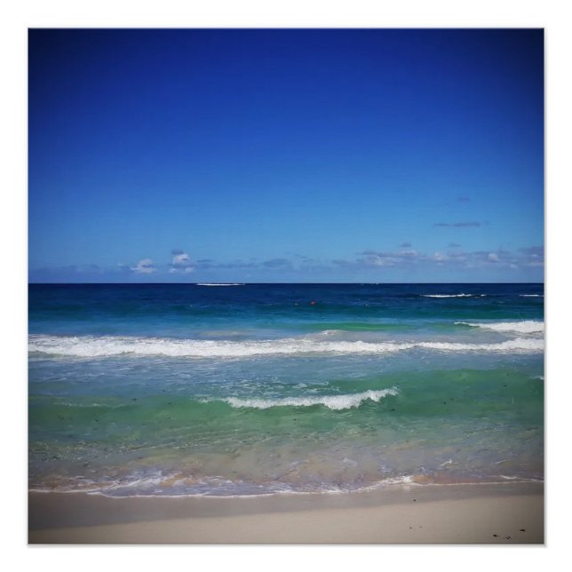 Poster Mer de Punta Cana, République Dominicaine (Devant)