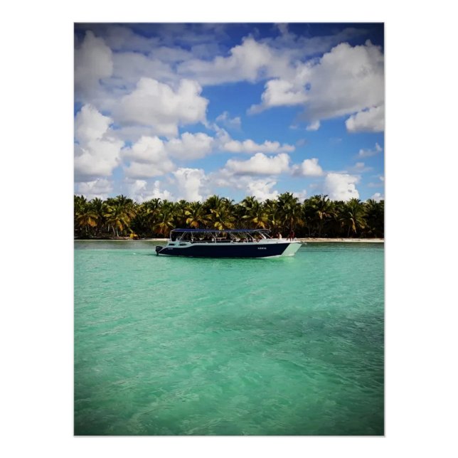 Poster Mer de ​ ​ République dominicaine (Devant)