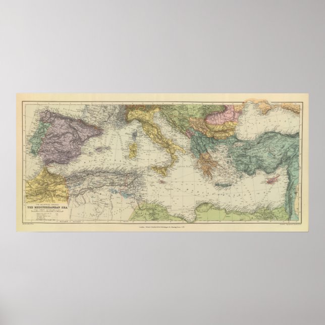 Poster Mer Méditerranée 2 (Devant)