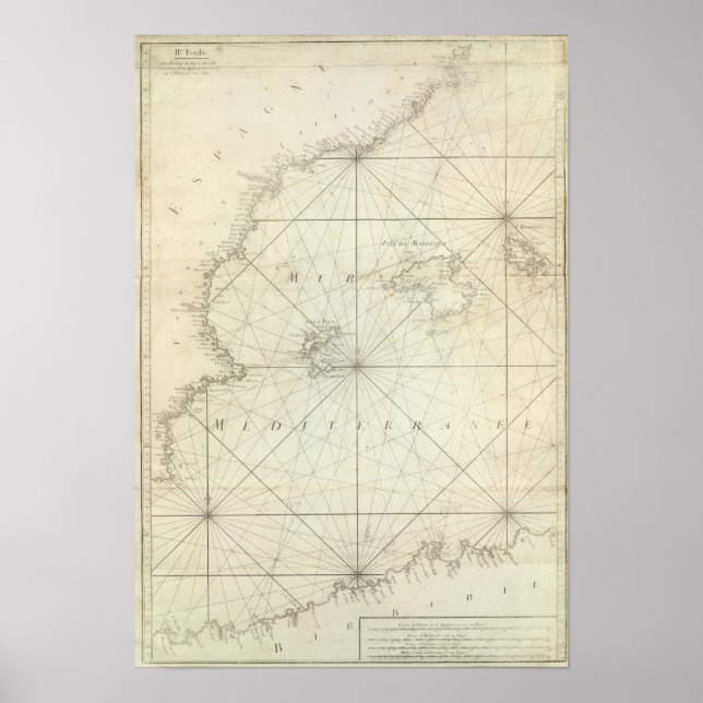 Poster Mer Méditerranée 6 (Devant)