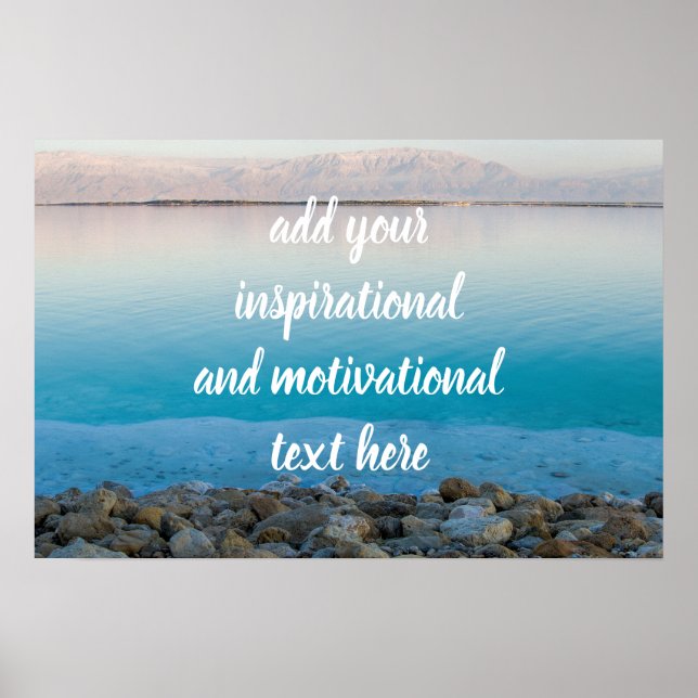 Poster Mer morte Israël (Devant)