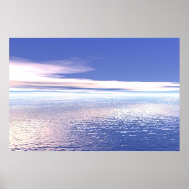 Poster Mer paisible (Devant)