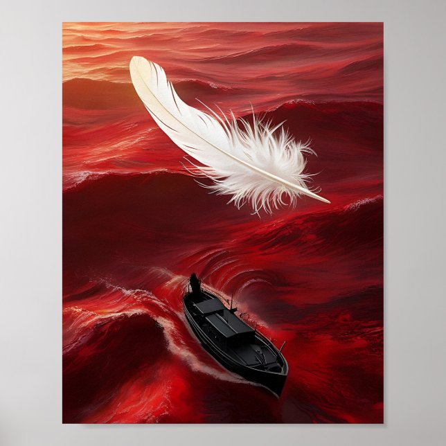 Poster Mer rouge (Devant)