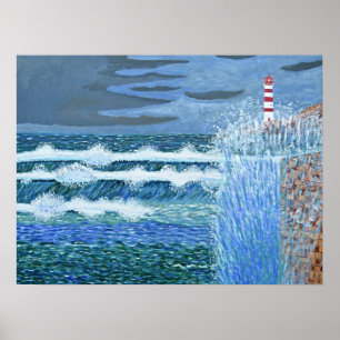 Poster Mer rugueuse