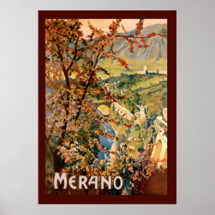 Poster Merano, Italie