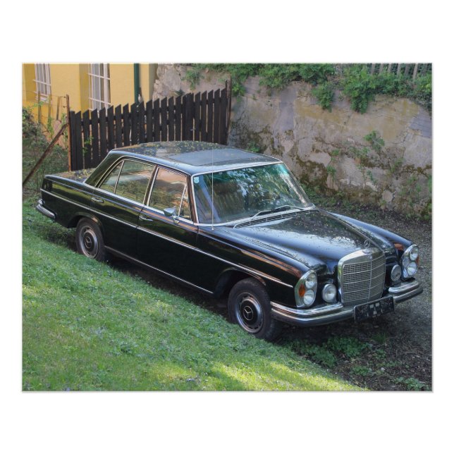 Poster Mercedes 280SE W108 (Devant)