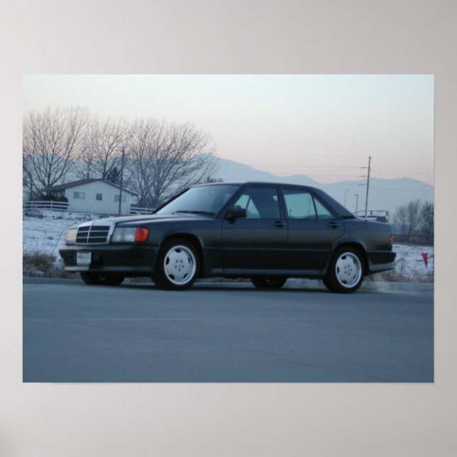 Poster Mercedes-Benz 190 E 2.3-16 (Devant)