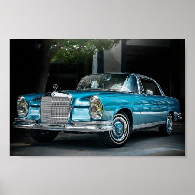 Poster Mercedes Benz 250 SE 1966 (Devant)